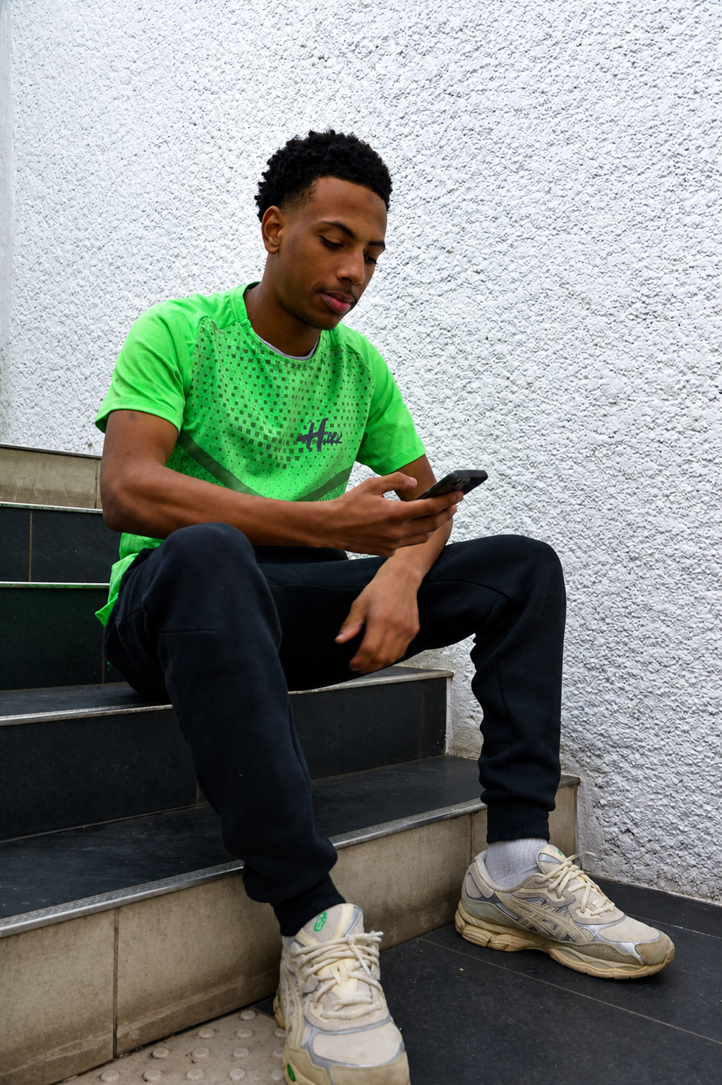 Tee-shirt running Hakk vert (New edition)